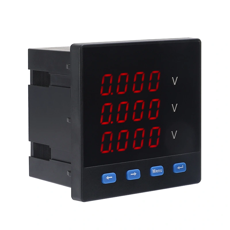 Trefaset voltmeter